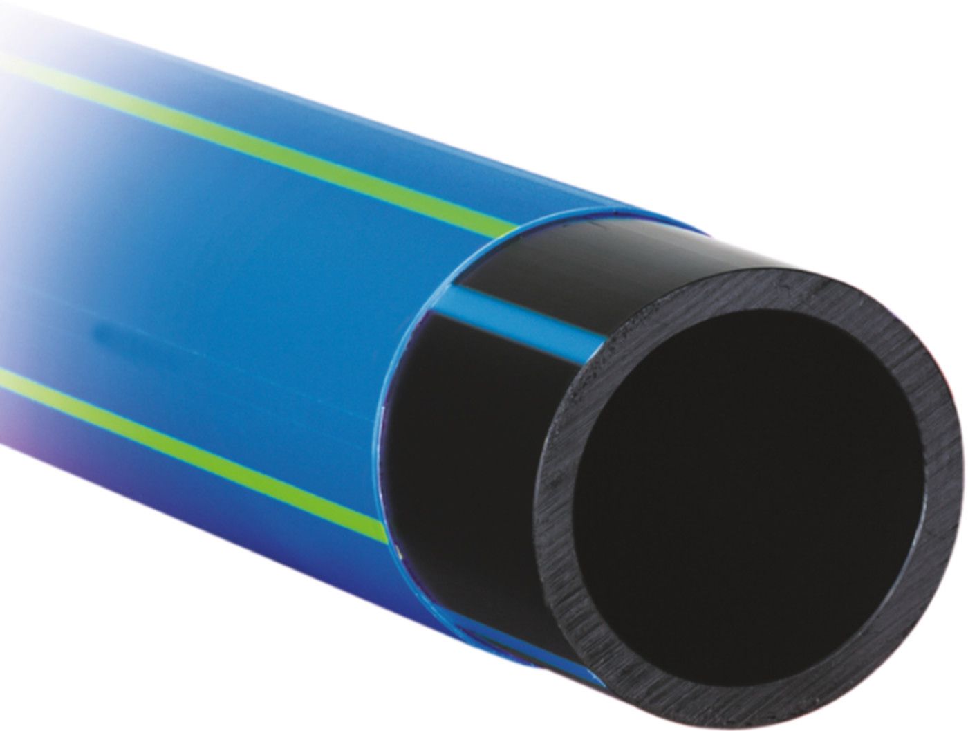 GEROfit Druckrohre mit Schutzmantel - PE100/S8/ND10 blau Stangen