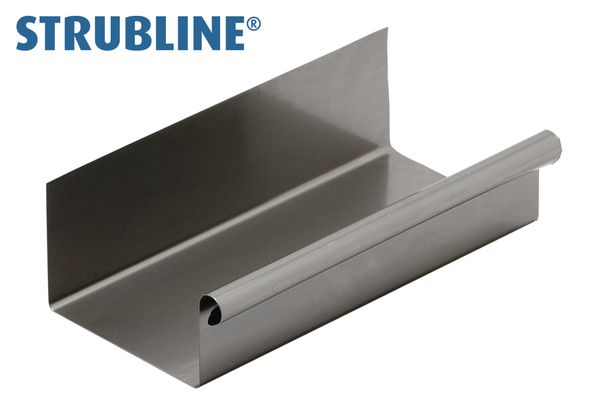 Dachrinnen CrNi eckig 250 mm à 6 m - "Strubline"