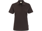 Damen-Poloshirt Perf. Gr. XL, schokolade - 50% Baumwolle, 50% Polyester, 200 g/m²