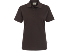 Damen-Poloshirt Perf. Gr. S, schokolade - 50% Baumwolle, 50% Polyester, 200 g/m²