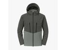 Wetterschutzjacke Zipln Herren Gr. L - 88%Nylon 12%Elasthan, grau