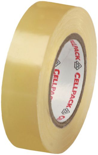 Cellpack PVC-Isolierband N° 128 - transparent, 0.15 mm x 25 mm x 25 m