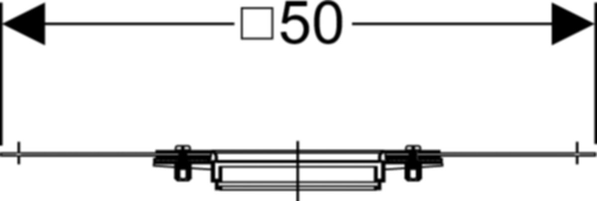 Geberit Flansch mit Anschlussblech - zu 364670/364671