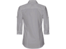 Bluse Vario-¾-Arm Perf. Gr. S, titan - 50% Baumwolle, 50% Polyester, 120 g/m²