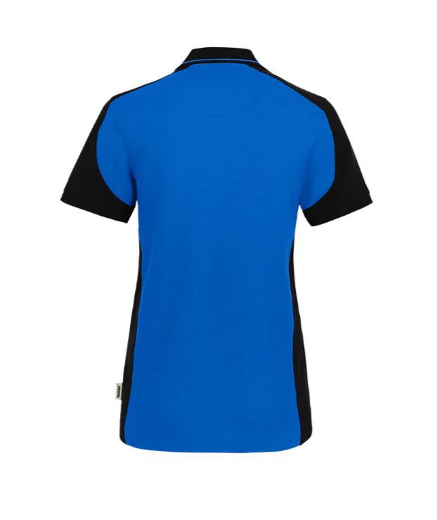 Poloshirt Mikralinar Contrast Gr. 2XL - royalblau/schwarz, Damen