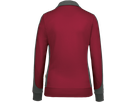 Damen-Sw.Ja. Co. Perf. 2XL weinrot/anth. - 50% Baumwolle, 50% Polyester, 300 g/m²