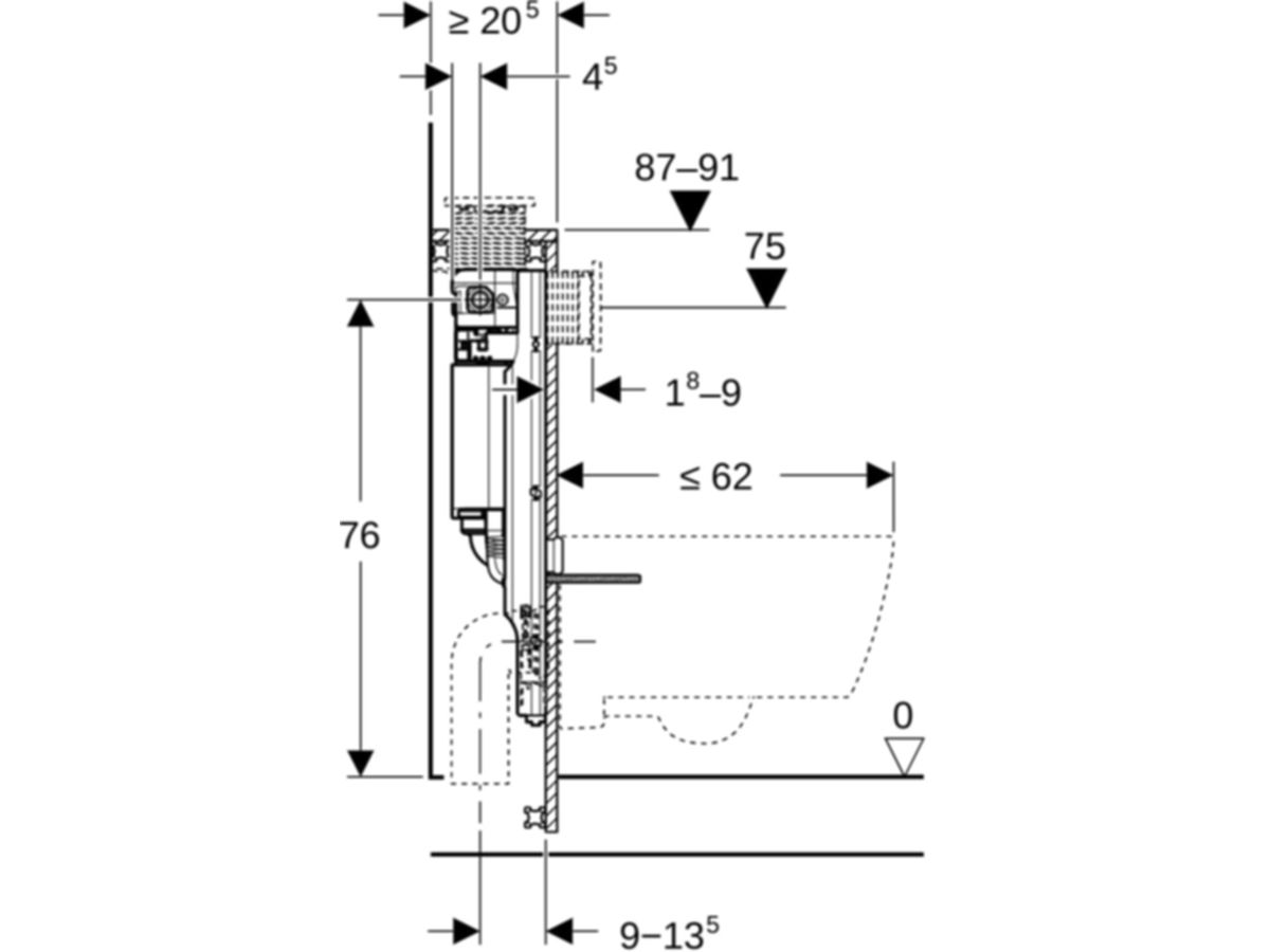 Geberit Duofix für Geberit ONE - Markteinf: 2019-10-01