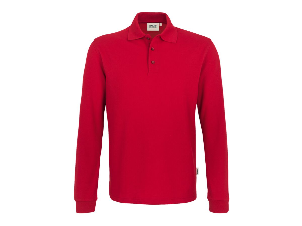 Longsleeve-Poloshirt Performance - 50 % Baumw. 50 % Polyest. 220 g /m²