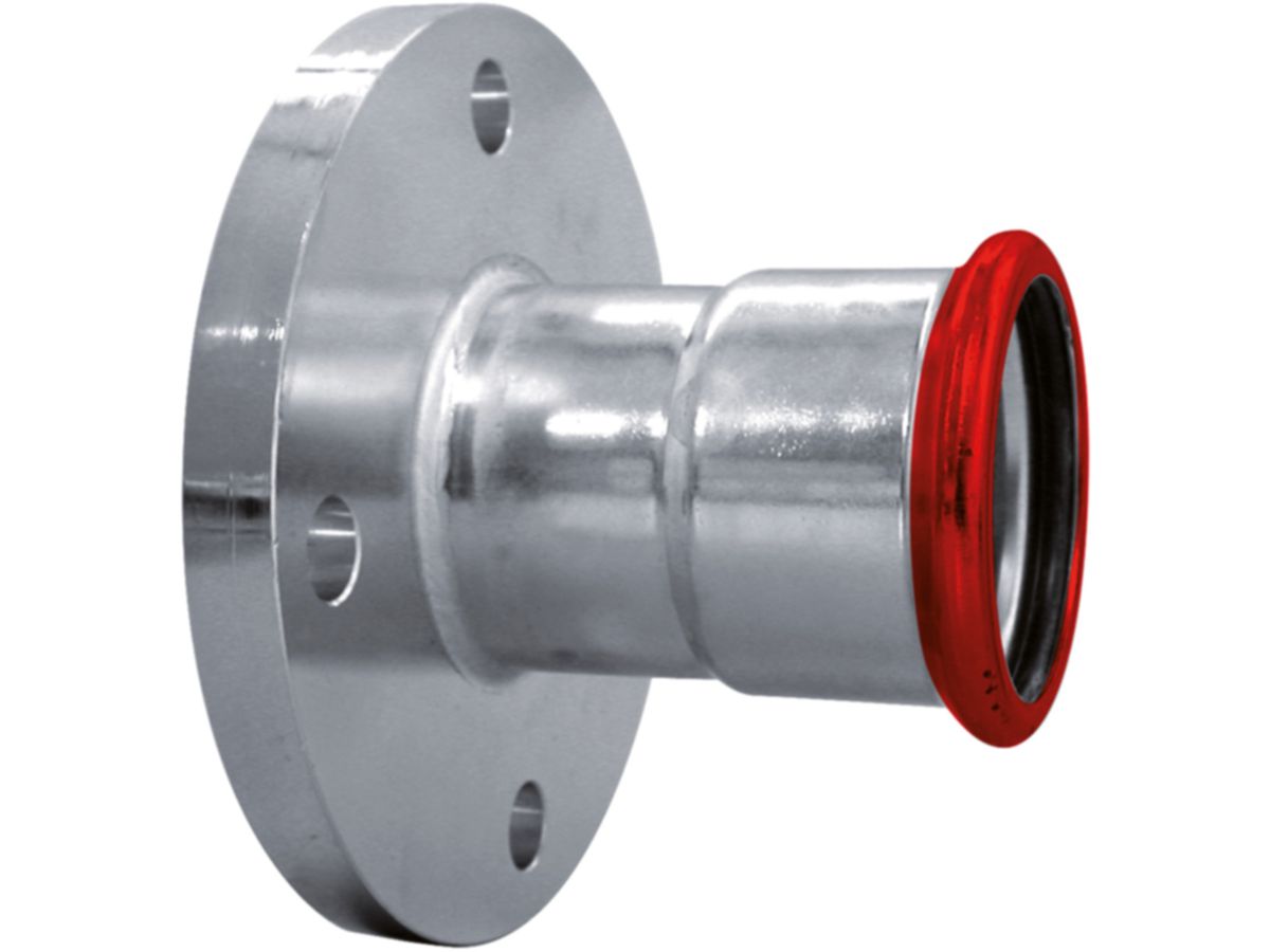 Flansch mit Muffe PN 10/16  22 - C-Stahl