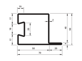 Profilstahlrohr Forster Nr. 32.37X