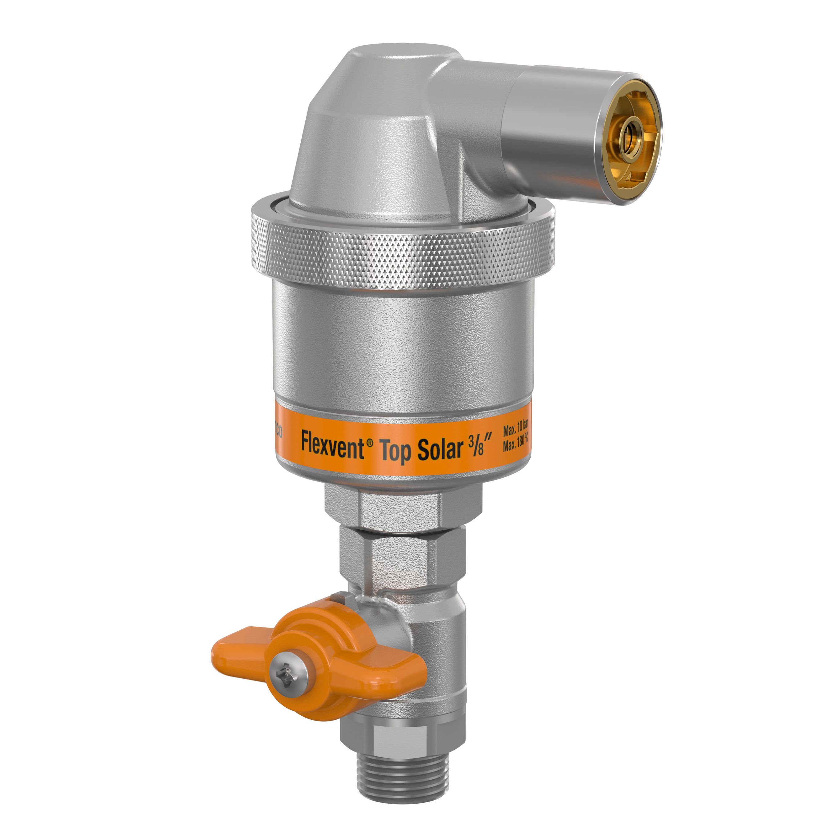 Schwimmerentlüfter Flamco 3/8" - Flexvent Top Solar