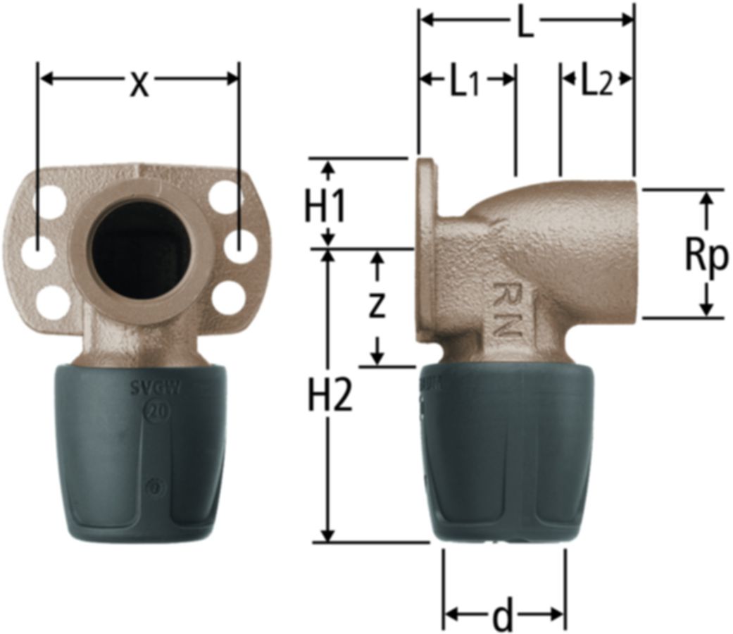 Optiflex prOfix Anschlusswinkel