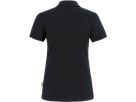 Damen-Poloshirt Stretch Gr. L, schwarz - 94% Baumwolle, 6% Elasthan, 190 g/m²