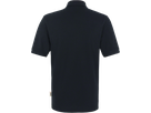 Pocket-Poloshirt Perf. Gr. M, schwarz - 50% Baumwolle, 50% Polyester, 200 g/m²