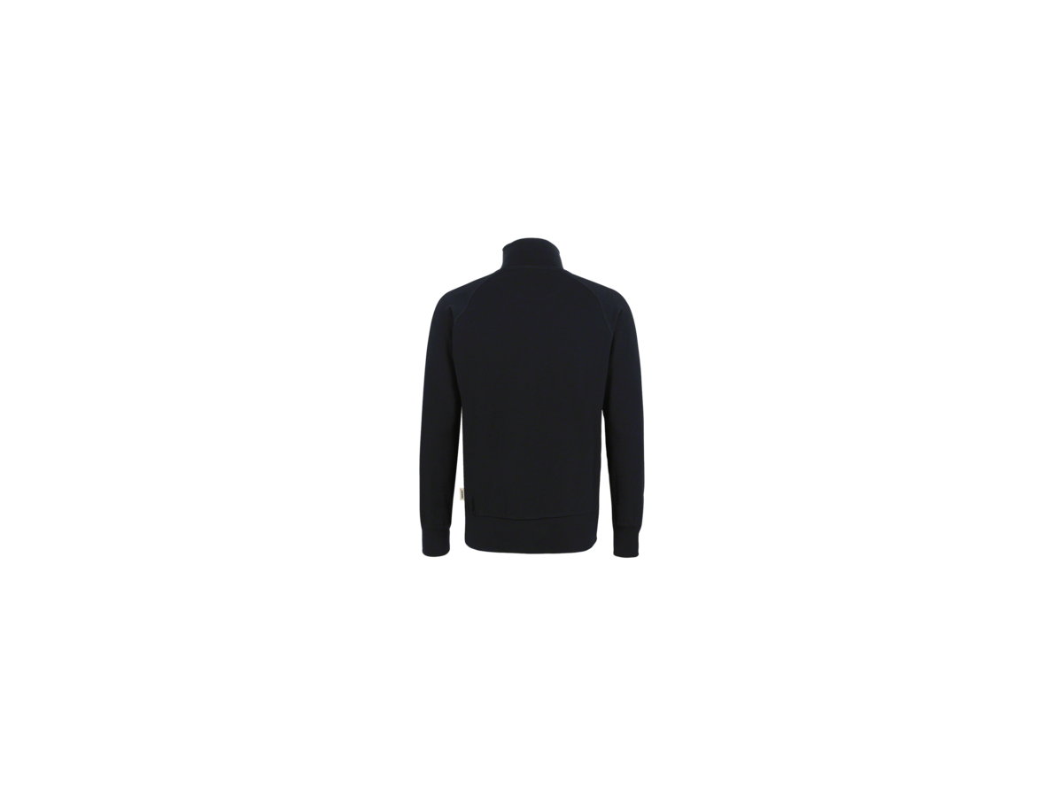 Sweatjacke College Gr. 5XL, schwarz - 70% Baumwolle, 30% Polyester, 300 g/m²