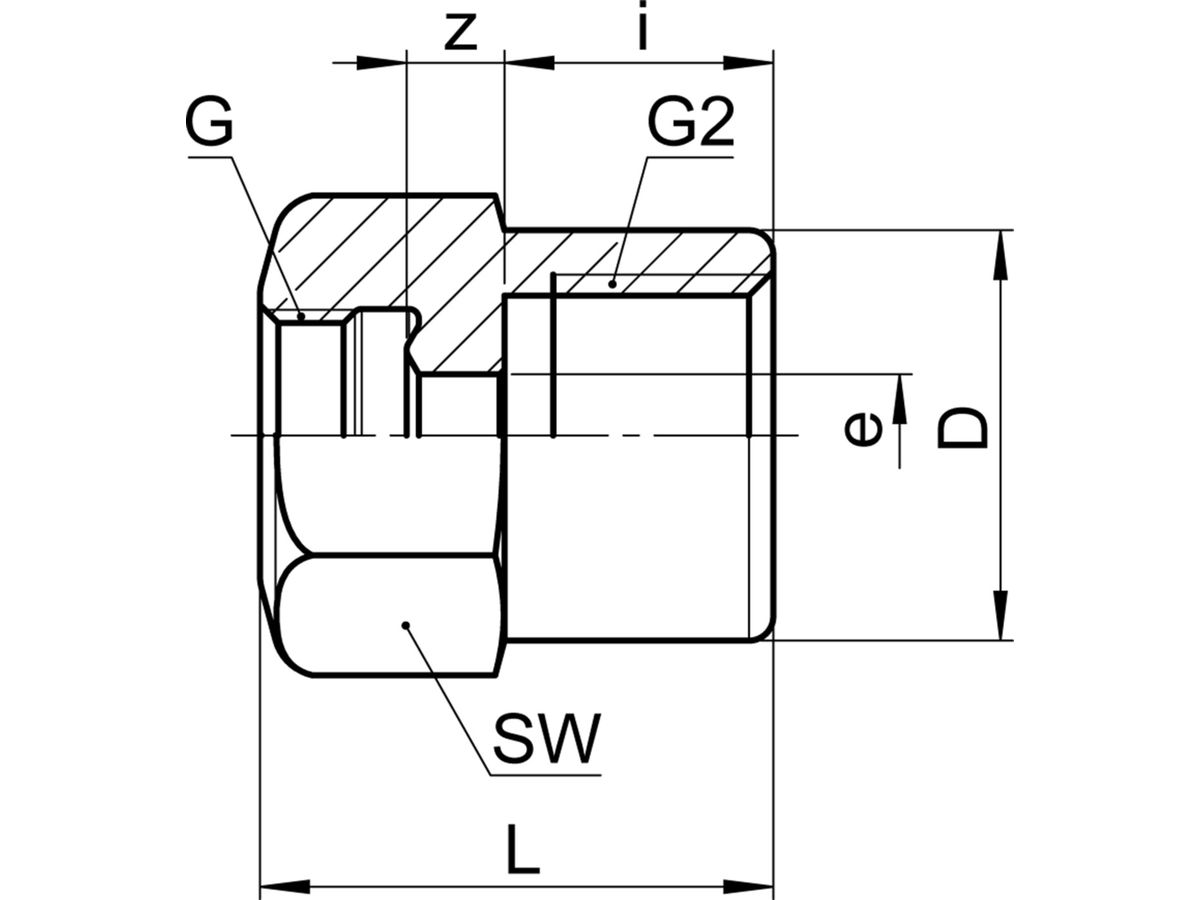 Übergangsmuffe Serto Nr. 30
