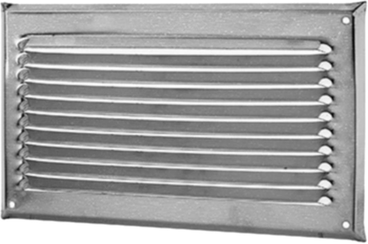 Wetterschutzgitter ALU horizontal - ohne Fliegengitter