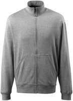 Lavit Sweatshirt grau-meliert, Gr. L - 100% CO, 220 g/m², mit Reissverschluss