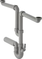 Geberit PE Spültischsifongarnitur 2-tlg.