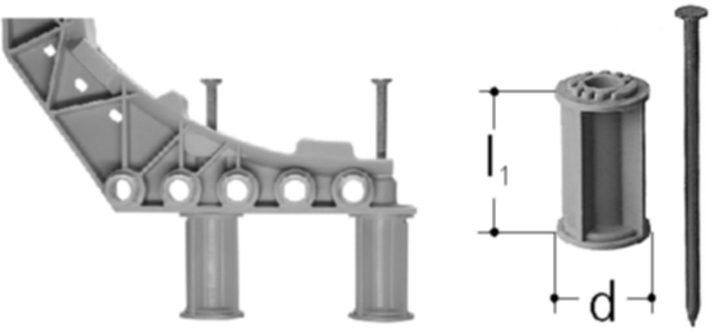 Sanipex Füsse zu Rohrstütze
