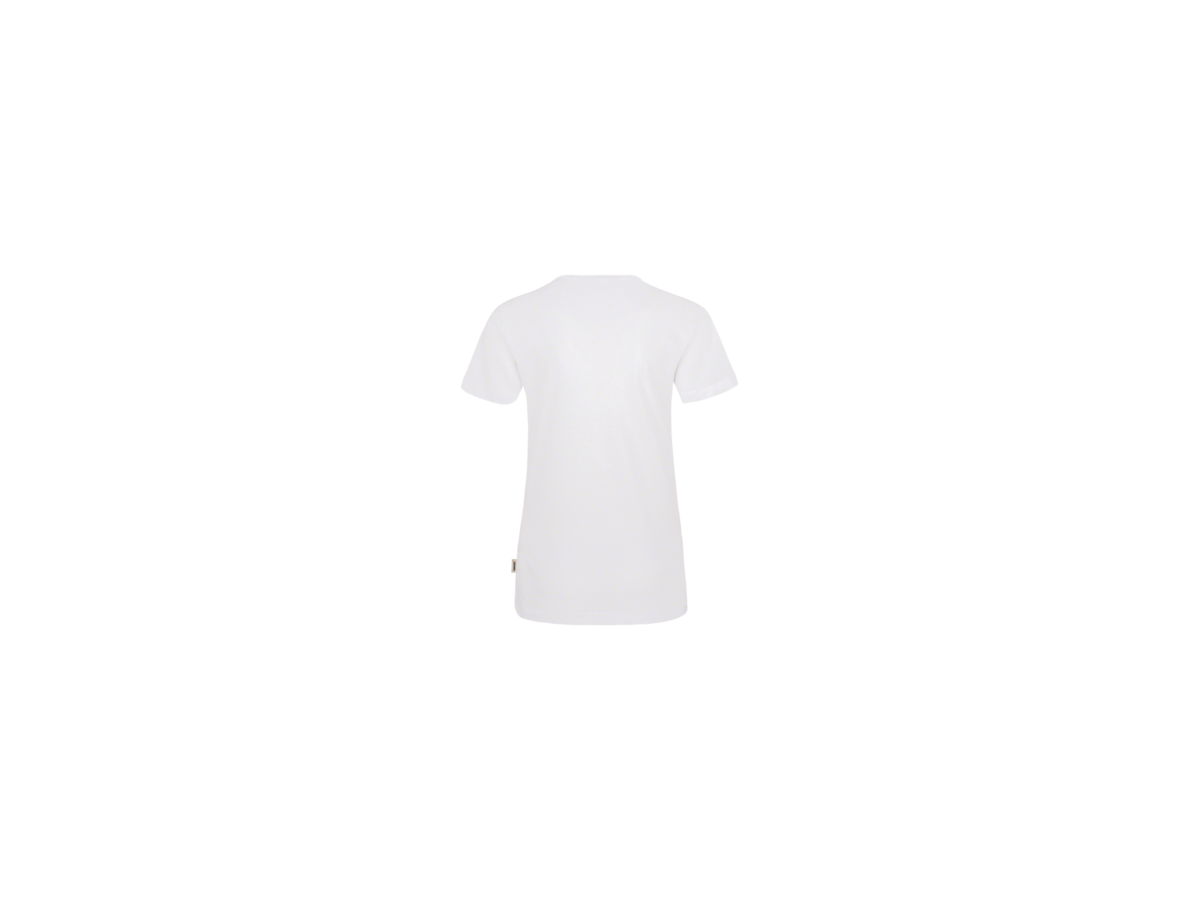 Damen-V-Shirt Performance Gr. XS, weiss - 50% Baumwolle, 50% Polyester