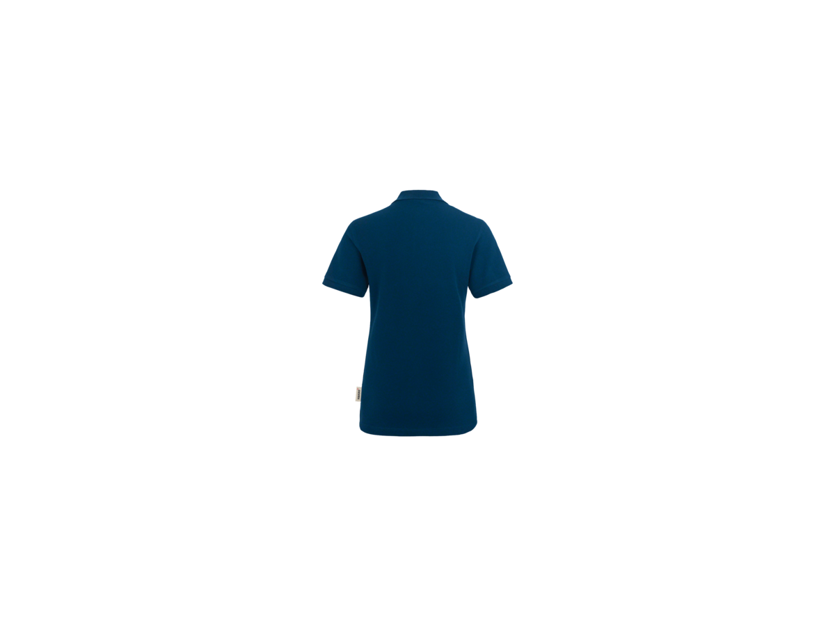 Damen-Poloshirt Classic Gr. M, marine - 100% Baumwolle
