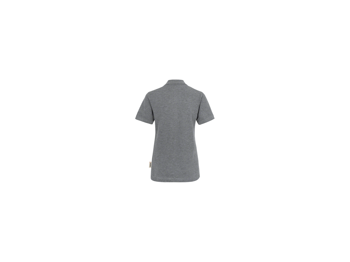 Damen-Poloshirt Classic L grau meliert - 85% Baumwolle, 15% Viscose, 200 g/m²