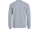 CLIQUE Basic Roundneck Sweatshirt Gr. S - graumeliert, 65% PES / 35% CO, 280 g/m²