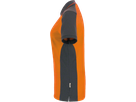 Damen-Polosh. Co. Perf. 5XL orange/anth. - 50% Baumwolle, 50% Polyester, 200 g/m²