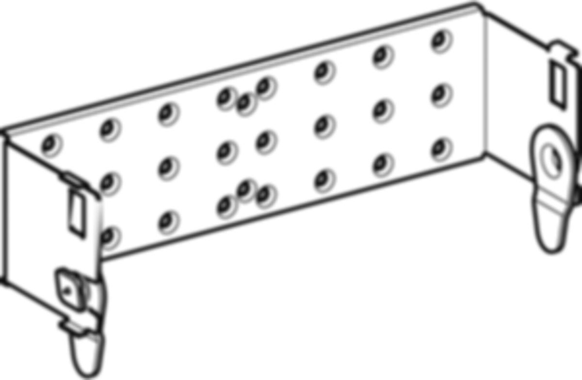 Geberit GIS Montageplatte 248 mm - für Unterputzabsperrventile