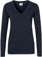 HAKRO Damen Pullover, Gr. 2XL - Farbe: tinte, Premium Baumwolle
