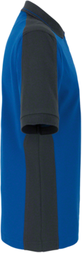 Poloshirt Contr. Perf. XS royalb./anth. - 50% Baumwolle, 50% Polyester, 200 g/m²