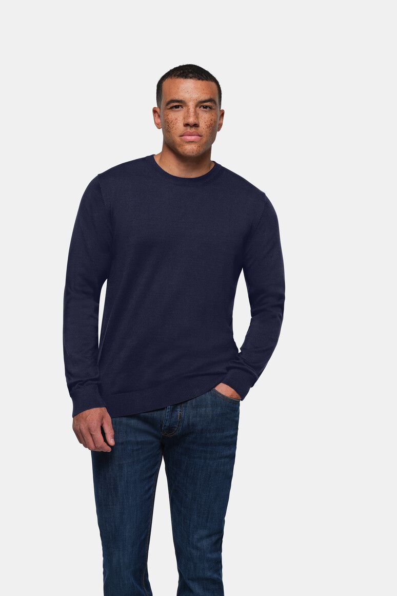 HAKRO Pullover Premium-Baumwolle - Feinstrick aus 100 % Baumwolle