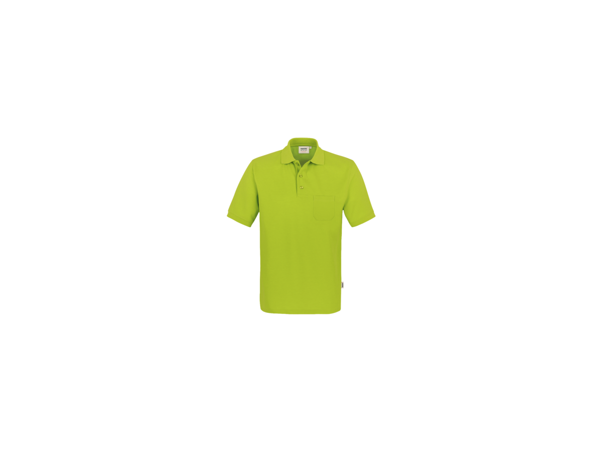 Pocket-Poloshirt Performance Gr. M, kiwi - 50% Baumwolle, 50% Polyester