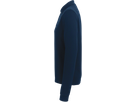 Longsleeve-Poloshirt Perf. 3XL tinte - 50% Baumwolle, 50% Polyester, 220 g/m²