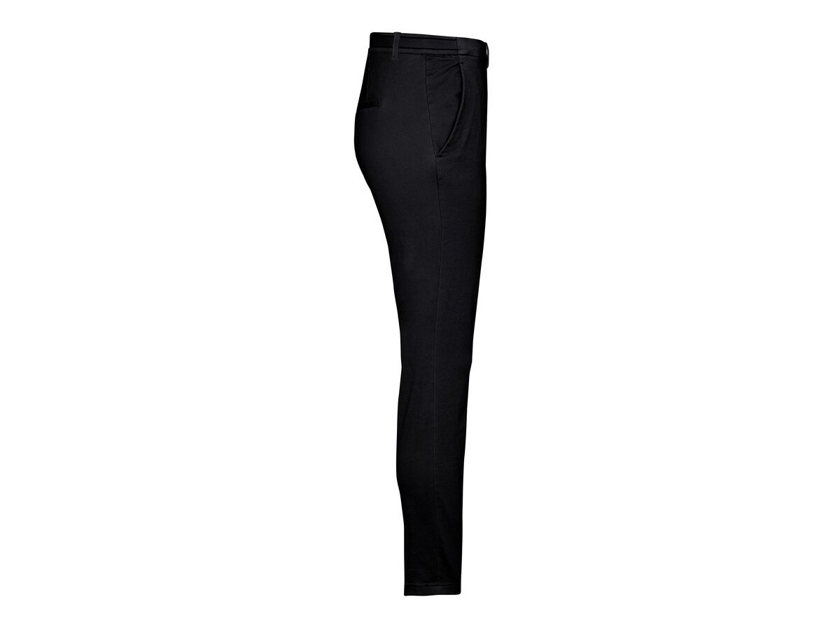 Damen 7/8-Hose Stretch, Gr. XL - schwarz