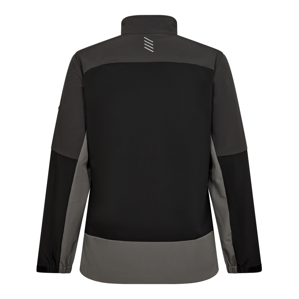 ENTIRE Damen Softshelljacke Gr. S - Schwarz/Anthrazit Grau