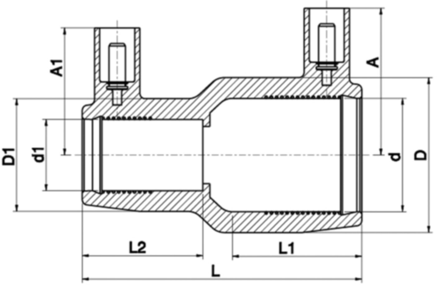 Plasson-Druckschweissreduktion Nr. 9114