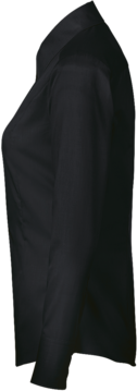 Bluse 1/1-Arm Business Gr. L, schwarz - 100% Baumwolle