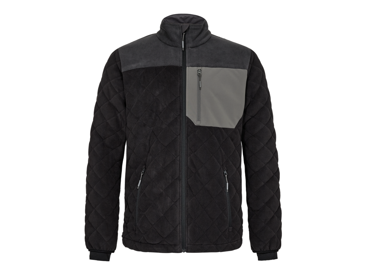 ENTIRE Gesteppte Fleecejacke - gesteppte Fleecejacke mit Stretchfutter
