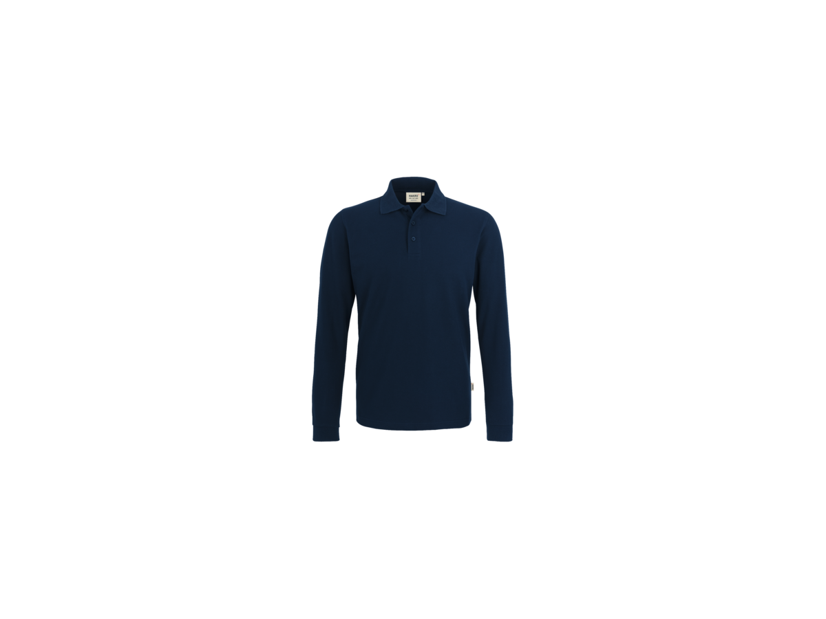 Longsleeve-Poloshirt Classic L tinte - 100% Baumwolle, 220 g/m²