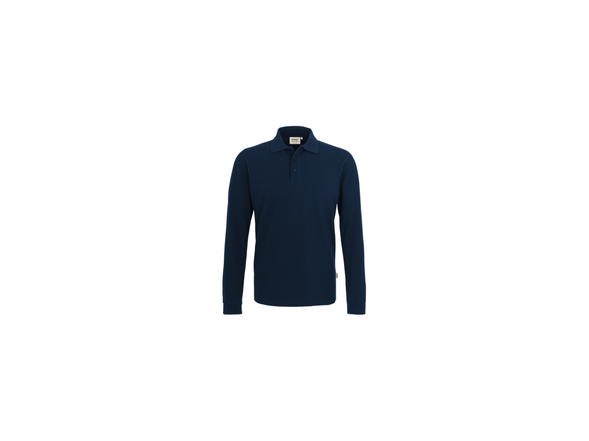 Longsleeve-Poloshirt Classic 3XL tinte - 100% Baumwolle, 220 g/m²