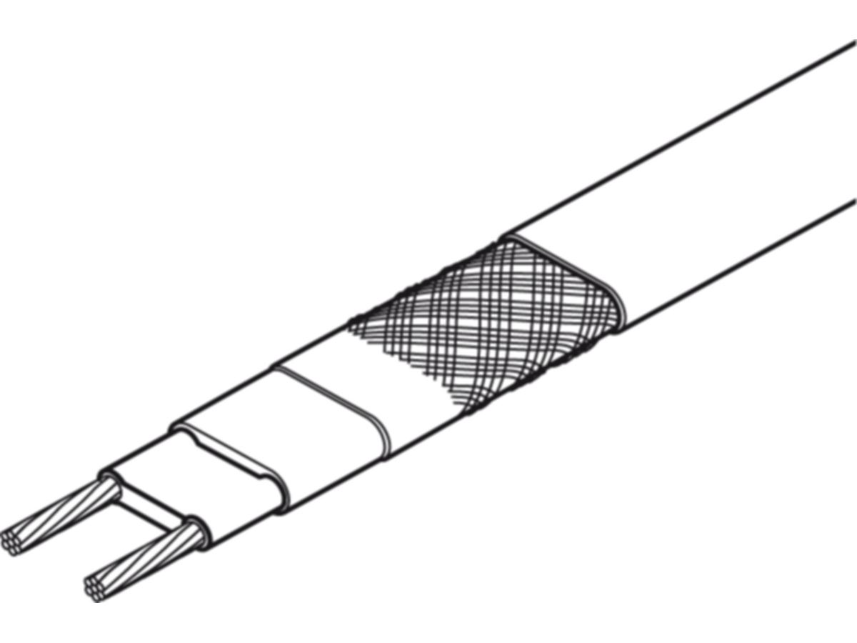 Raychem Heizbänder - orange HWAT-M 9W/m - Temperaturhalteband selbstregelnd 55°C