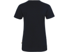 Damen-V-Shirt Performance Gr. M, schwarz - 50% Baumwolle, 50% Polyester