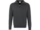 Zip-Sweatshirt Premium Gr. M, anthrazit - 70% Baumwolle, 30% Polyester