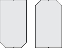 Dachschiefer-Platten Eternit XL - 40x72 cm, Doppeldeckung, LINEA / BASSA