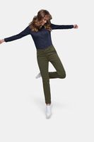 Damen Chinohose X-Stretch, Gr. 2XL - olive, 98% CO / 2% Elasthan