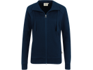 Damen-Sweatjacke College Gr. L, tinte - 70% Baumwolle, 30% Polyester, 300 g/m²