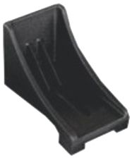 Schneestop für Flachschiefer, schwarz - N6510/N6505, Kunststoff 500 Stk./Sack