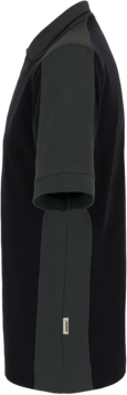 Poloshirt Contr. Perf. 2XL schwarz/anth. - 50% Baumwolle, 50% Polyester, 200 g/m²